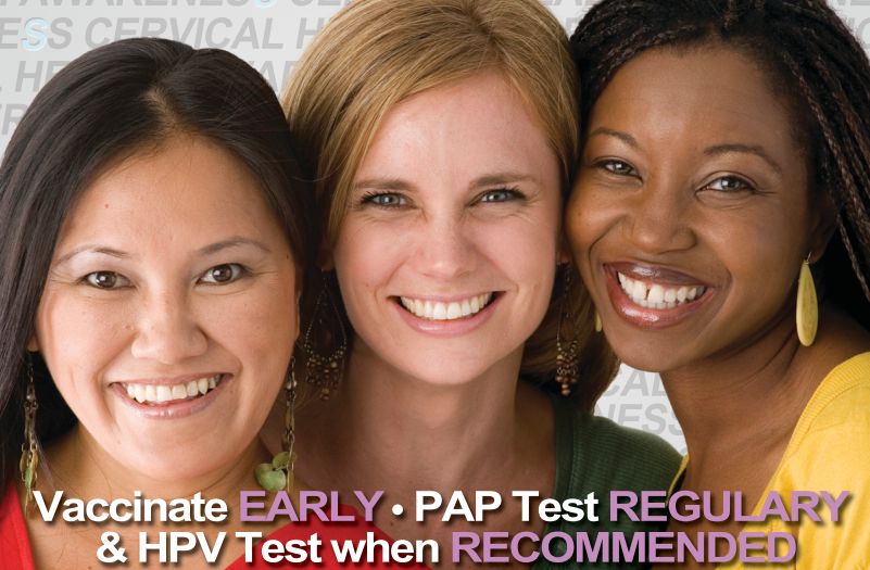 Attention Ladies!  January Is Cervical Health Awareness Month.