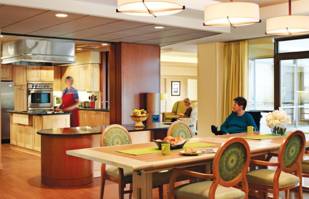 The Dining Area of the Steve Saling ALS Residence