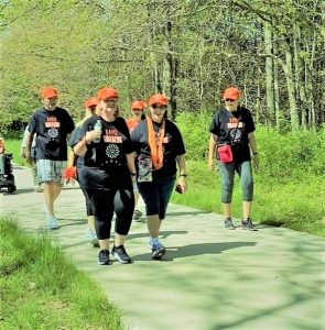 Group of Women Walking Outside