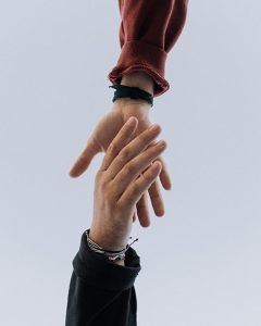 Hands Reaching Out