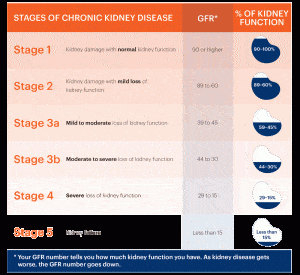 stages of kidney disease