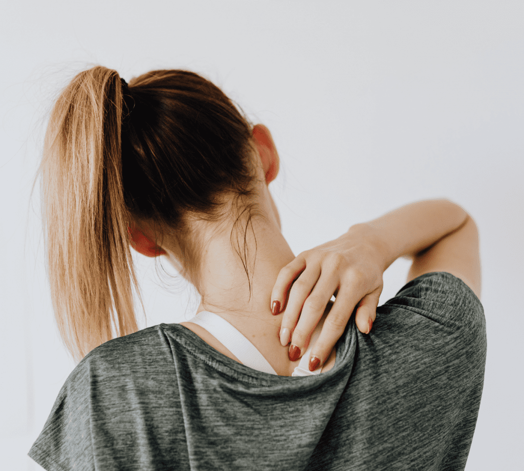 woman in pain